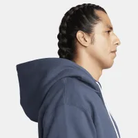 Nike Solo Swoosh мужские Full-Zip Толстовка с капюшоном синий