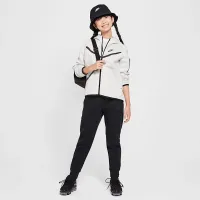 Nike Sportswear Tech Fleece Big дитячі (Girls') Full-Zip Толстовка з капюшоном колір сірий
