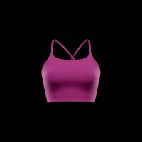 Nike One Convertible женская Light-Support Lightly Lined Longline Sports Bra цвет фиолетовый