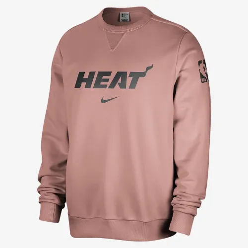Miami Heat Standard Issue чоловічі Nike Dri-FIT NBA Crew-Neck світшот Pink