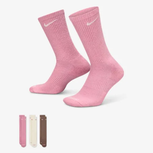 Nike Everyday Plus Cushioned тренировочные Crew носки (3 пары) многоцветный