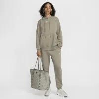 Nike Sportswear Phoenix Fleece женская оверсайз Pullover Толстовка с капюшоном цвет зеленый