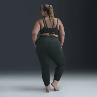Nike Zenvy жіноча Gentle-Support З високою талією 7/8 лосіни (великі розміри) колір зелений