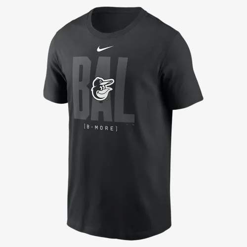 Baltimore Orioles Fashion Local мужские Nike MLB футболка цвет черный