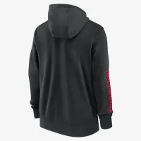 Georgia Bulldogs Sideline Team Issue чоловічі Nike College Full-Zip Толстовка з капюшоном колір чорний