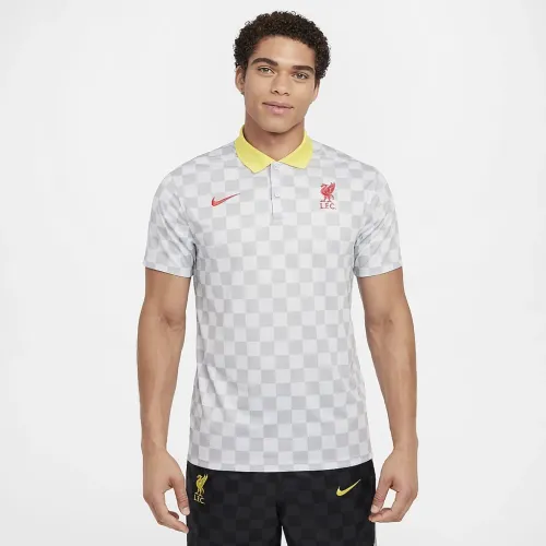Liverpool FC Victory Third чоловічі Nike Dri-FIT Soccer Polo колір сірий