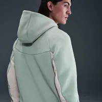Nike Tech мужские Full-Zip Windrunner Толстовка с капюшоном цвет серый