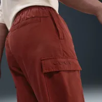 Nike Sportswear N7 мужские Open-Hem Woven Cargo Pants цвет красный