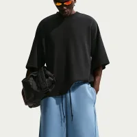 Nike Tech чоловічі Fleece оверсайз Fit шорти блакитний