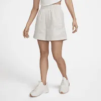 Nike Sportswear Essential жіноча High-Rise Woven шорти колір коричневий