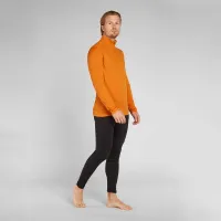 Футболка Icebreaker Merino 200 Oasis Long Sleeve Half Zip Thermal B0436701K1 - оранжевая