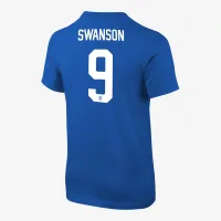 Mallory Swanson USWNT Big дитячі Nike Soccer футболка блакитний