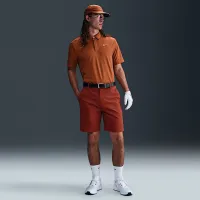 Nike Tour мужские Dri-FIT Jacquard для гольфа Polo Orange