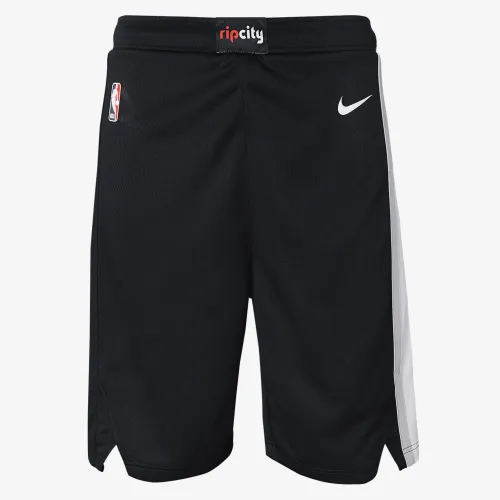 Portland Trail Blazers Icon Edition Big дитячі Nike Dri-FIT NBA Swingman шорти колір чорний