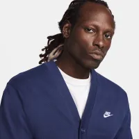 Nike Club чоловічі Knit Fairway Cardigan блакитний