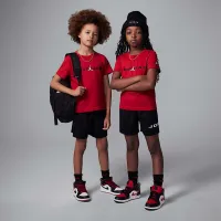 Nike Jordan Little дитячі Baseline 2-Piece Mesh шорти комплект колір чорний