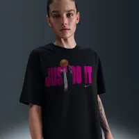 Nike баскетбольные футболка цвет черный