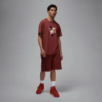 Nike Jordan Brand мужские Photo футболка цвет коричневый