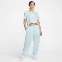Nike Sportswear Essential жіноча Cropped Logo футболка блакитний