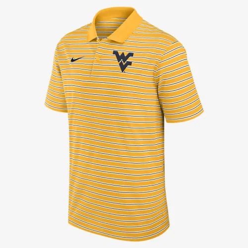 West Virginia Mountaineers Primetime Victory Striped чоловічі Nike Dri-FIT College Polo Yellow