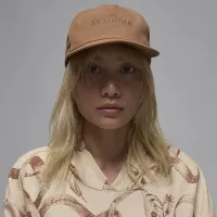 Nike Air Jordan Pro Unstructuцвет красный Flat Bill Hat цвет коричневый