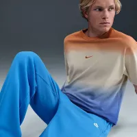 Nike Club мужские Open-Hem Fleece Pants синий