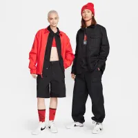 Nike SB Tanglin Woven Skate Button-Up Long-SleeveTop колір чорний