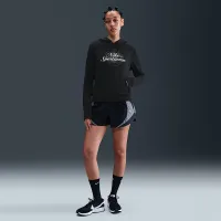 Nike Sportswear Club Fleece женская Graphic Pullover Толстовка с капюшоном цвет черный