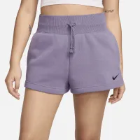 Nike Sportswear Phoenix Fleece жіноча З високою талією Loose шорти колір фіолетовий