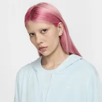 Nike Sportswear Chill Terry женская Loose Full-Zip French Terry Толстовка с капюшоном синий