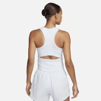 Nike Dri-FIT One Luxe женская Cropped Tank Top синий