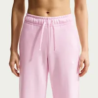 Nike Sportswear Club Fleece женская Mid-Rise Wide-Leg Sweatpants Pink