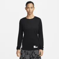 Nike женская Dri-FIT Long-Sleeve Warm-Up баскетбольные Top цвет черный