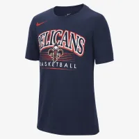 New Orleans Pelicans Big дитячі Nike NBA футболка колір чорний