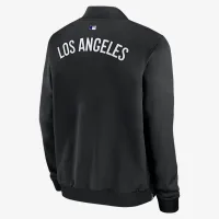 Los Angeles Dodgers Authentic Collection Dugout чоловічі Nike MLB Full-Zip Bomber Куртка колір чорний