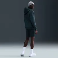 Nike Primary Fleece мужские Dri-FIT UV Pullover Performance Толстовка с капюшоном цвет зеленый