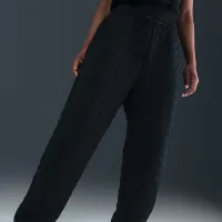 Nike Sportswear Phoenix Fleece жіноча оверсайз З високою талією Jacquard Pants колір чорний