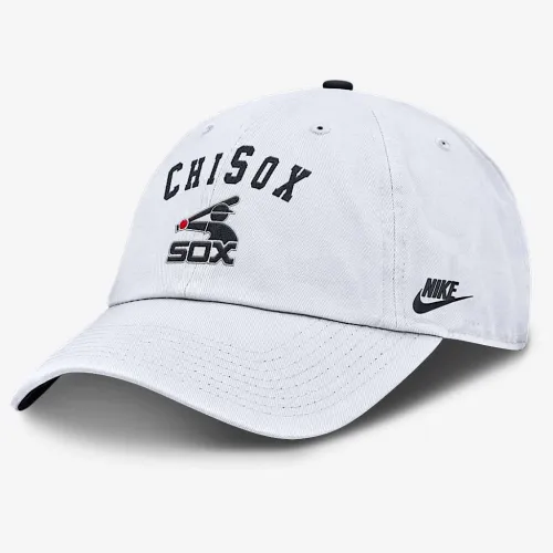 Chicago цвет белый Sox Cooperstown Club мужские Nike MLB Adjustable Hat цвет белый