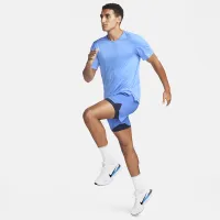 Nike Rise 365 чоловічі Dri-FIT Short-Sleeve Running Top блакитний
