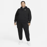 Nike Sportswear Club Fleece женская Mid-Rise оверсайз Cargo Sweatpants (большие размеры) цвет черный