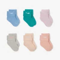 Nike Baby Waffle Knit носки (6 пары) многоцветный