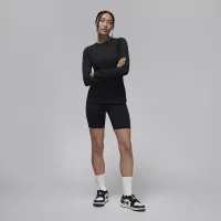 Nike Jordan Sport Double Threat женская Long-Sleeve Top цвет черный
