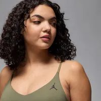 Nike Jordan Sport Indy женская Light Support Sports Bra цвет зеленый