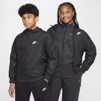 Nike Sportswear Windrunner Big дитячі Hooded Repel Куртка (Extended Size) колір чорний