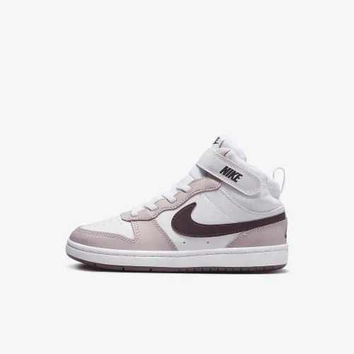 Nike Court Borough Mid 2 Little дитячі Кросівки колір білий