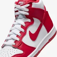 Nike Dunk High Big детские Кроссовки цвет белый