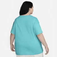 Nike Sportswear Essential жіноча футболка (великі розміри) колір зелений