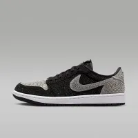 Nike Air Jordan 1 Retro Low OG with Swarovski® crystals жіноча Кросівки колір сірий