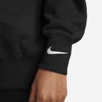 Nike Sportswear Phoenix Fleece женская оверсайз V-Neck свитшот цвет черный