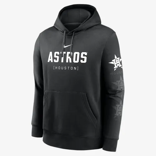 Houston Astros Fashion Club чоловічі Nike MLB Pullover Толстовка з капюшоном колір чорний